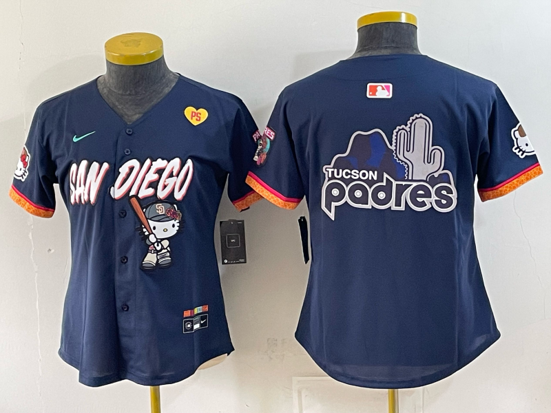 women San Diego Padres blank blue Nike 2026 MLB Jersey 0831003